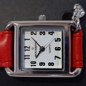 Avon Boussivie red watch NWT